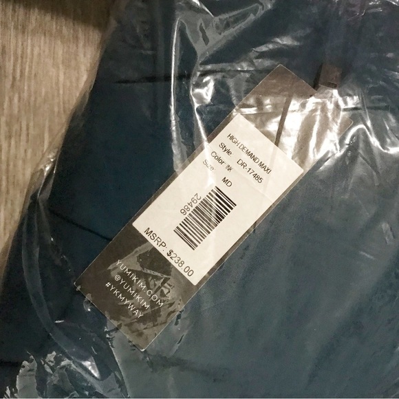 YUMI KIM High Demand Halterneck Gown in Ink blue Size M NIB - Picture 4 of 5